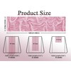 Teiniuby 13Ft Pink Cheesecloth Table Runner, 351x 60 inches Long