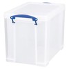 Really Useful Box 19 Liter Plastic Stackable Storage Container w/Snap