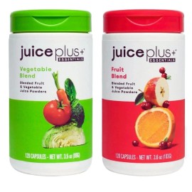 Juice Plus+ 2 Fruit + 2 Vegetable Blends – 4 Bottles, Sealed