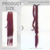 Braided Ponytail hair extensions 30Inch Long Braided Ponytail Extension with