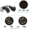 Towing Electrics Adaptor 13 Pin to 12N+12S 7 Pin,Caravan Converter