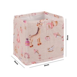 Baby Drawer Organizer Set of 3 - Drawer Organizer Divider Storage Organizer Box for drawers, cupboard, wardrobe (Pink)