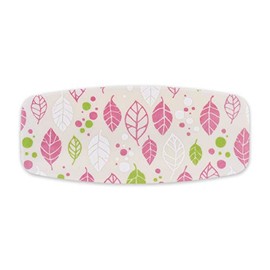 Tatsu Craft Nordic Style Yuzen Washi Towel Tray, Four Seasons, Spring Leaf, Pink, Dishwasher Safe, Hot Towel Tray, Stylish, Plastic, Western-style Japanese Style, Modern Scandinavian Design,