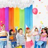 Crepe Paper Colourful Party Streamers 8 Colours Crepe Ribbons 4.5