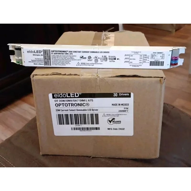 eldoLED OT 35W/UNV/0A7 DIM L 675 Optronic Current Select *Dimmable