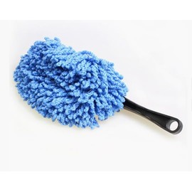 Microfiber Hand Duster for Car Interior and Exterior Cleaning, Car Detailing Kit Essential Tools, Scratch Free Cleaning Brush (Blue)