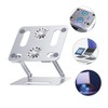 DOITOOL Aluminum Alloy Cooling Pad for Laptop Adjustable Height Double