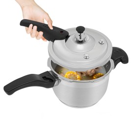 Pressure Cooker, Stainless Steel Autoclave, Thickened Pressurized Cooker Fit for G-as Stoves, Induction Cookers, Electric Ceramic Stoves, for Making Thin Rice, Soup, Stewing Meat (7L/7.4Qt)