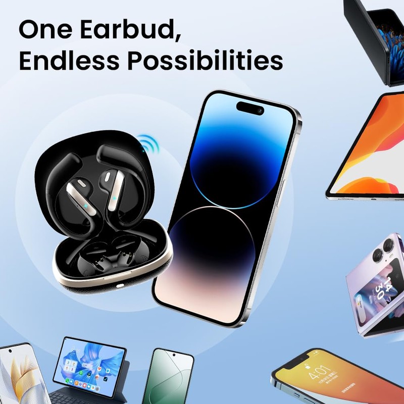 Piluyaa Open Ear Bluetooth 5.3 Earbuds, Wireless Headphones Sport Over