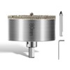 Diamond Drill Bit Hole Saw 80 mm with Centre Drill