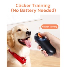Clink Design Clicker Dog Trainer & Dog Treat Pouch Alternative Dual Use 2 in 1 Dog Clicker for Training - Durable, Light (2.36 oz), Easy to Clean & Handle, Fast to Fill, Innovative Design, Black