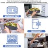 OITUGG 3 Layer Lunch Box Adults - 2200ml Multi Compartment
