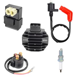 GXYWADY CDI Box Ignition Coil Voltage Regulator Rectifier Relay Kit Replacement for Honda Recon 250 TRX250 TE/TM 1997-2004 TRX250EX TRX250X 2001-2019