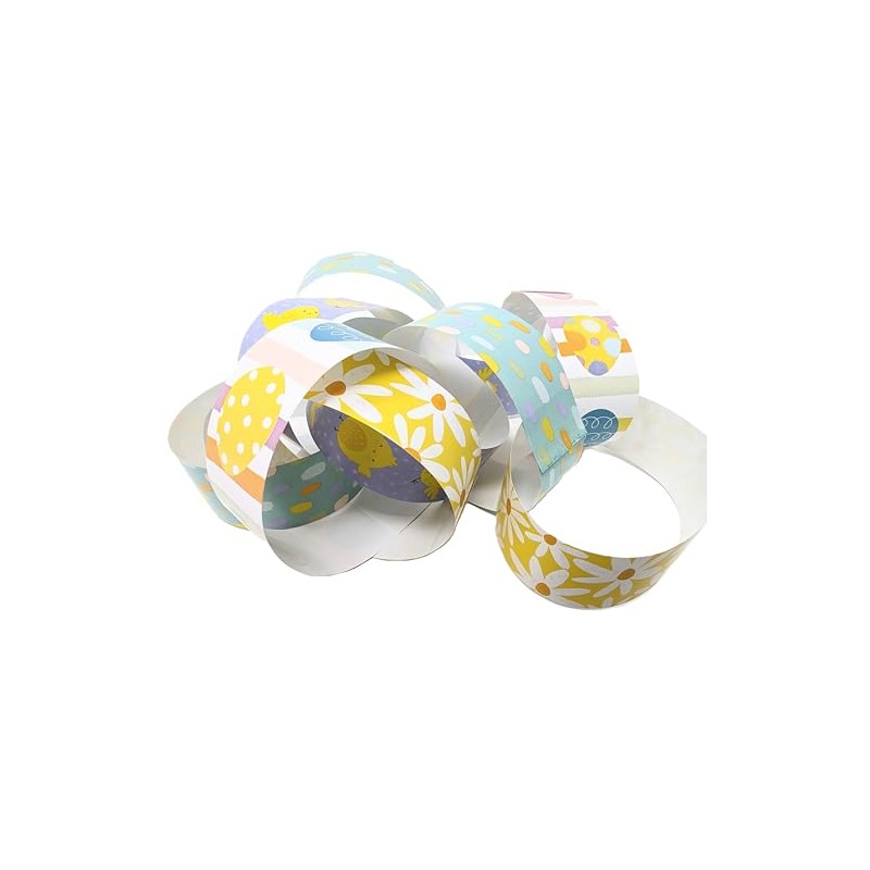80 Easter Paper Chains - Peel & Seal - Decorations
