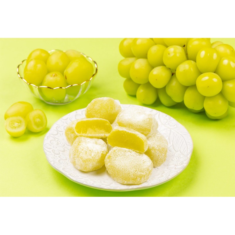 Mochi Shine Muscat Traditional Japanese Rice Cakes, 130g, Soft Chewy