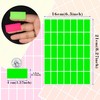 Rectangle Fluorescent Colour Coding Stickers, 700 Pack, 40 mm x