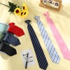 Janmercy 6 Pcs Clip on Tie for Men Clip on