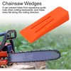 Poweka 6 Inch Chainsaw Felling Wedge Set, ABS Plastic Wood