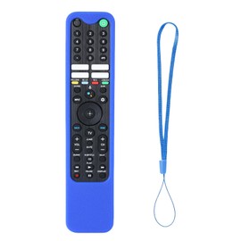Anti-Slip Remote Case for Sony TV RMF-TX621U RMF-TX520U RMF-TX500T RMF-TX621E RMF-TX520E Remote Controller Shockproof Washable Skin-Friendly Anti-Lost Remote Cover with Loop(Blue)