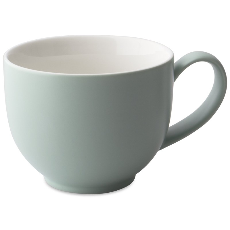 FORLIFE Q Tea Cup with Handle Satin Finish (Set of