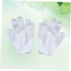 Guantes Exfoliantes de Cinco Dedos para Ducha y Spa Reversibles