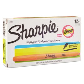 Sharpie Pocket Highlighter, Chisel Tip, Orange, Dozen (SAN27006)