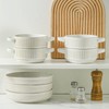 Soup Bowls with Handles, 20 oz French Onion Soup Crocks,