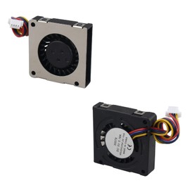 ZDE 2PCS 3007 PWM Cooling Blower Fan 30x30x7mm Speed Adjustment Heatsink Cooler for Raspberry Pi 5 4GB/8GB