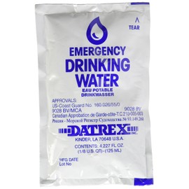 Datrex Emergency Survival Water Pouch (Pack of 64), 125ml
