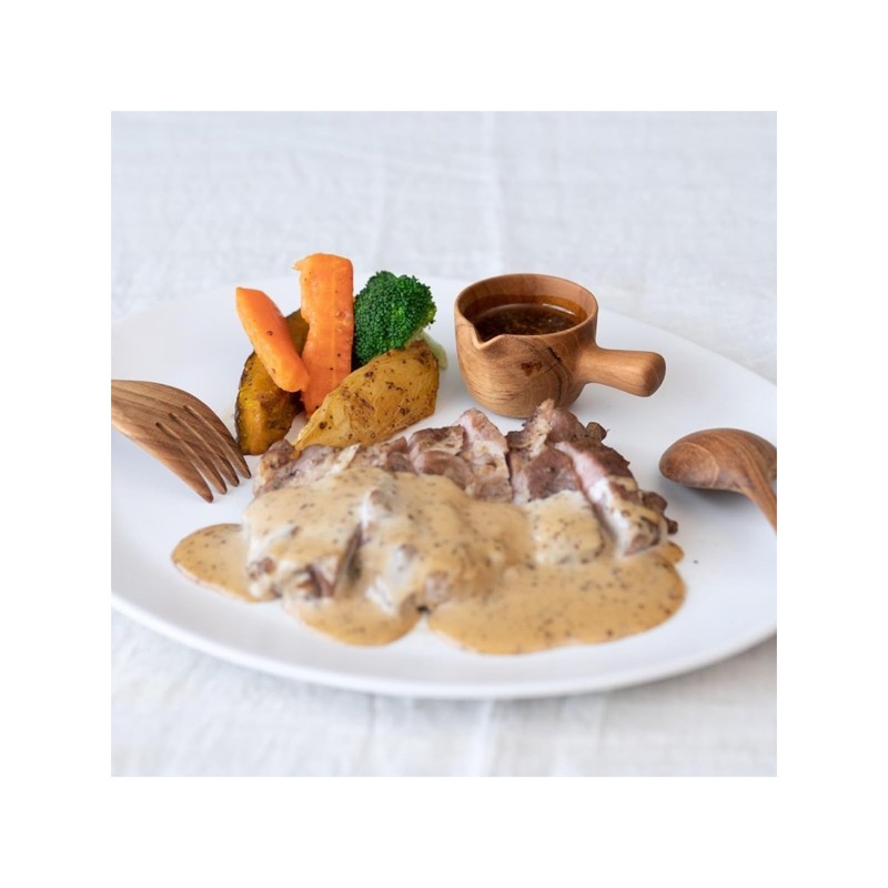 Chabatree CU-393 Milk Cup Sauce Cup Wooden 6cm Coffee Tea