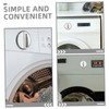 LALAFINA 2Pcs Washer Control Knobs Replacement for Durable Plastic Rotary