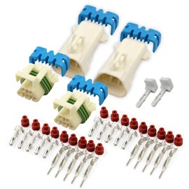 (2 Set) 5-Pin Seal Metri-Pack Assembly Connector Repair for Pontiac G6 (Left & Right) Headlights Connector Kit