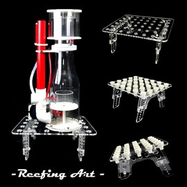 Reefing Art Skimmer Stand/Frag Rack Stand/Multi Function Stand (9" x 7" Black / 30 Frags)