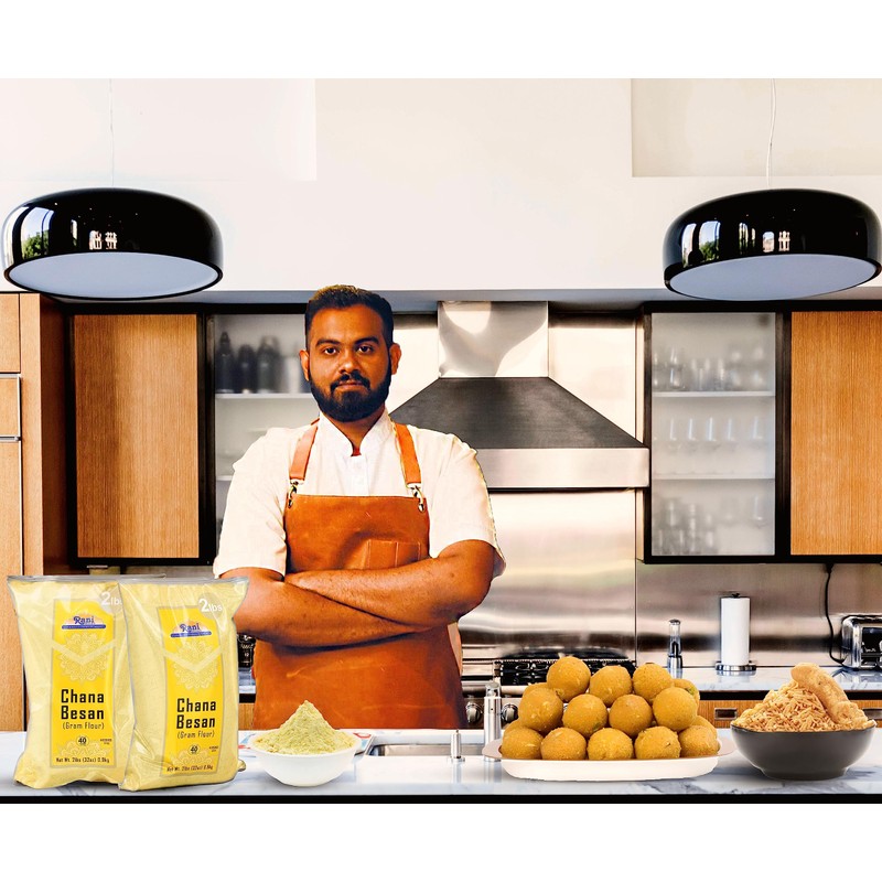 Rani Chana Besan (Chickpeas Flour, Gram) 32oz (2lbs) 908g ~