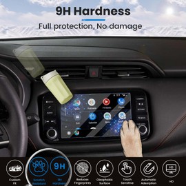 XCNGSUA for 8-In 2024 Maxima Murano Kicks Versa Screen Protector for 2021-2024 Nissan Kicks SV SR /2016-2024 Murano/2016-2024 Maxima /2020-2025 Versa SR Accessories GPS Navigation Touchscreen 9H Hardness(Not For 7In）