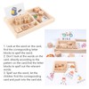 ABC Building Blocks English Letters 8 Blocks 30 Cards Wooden