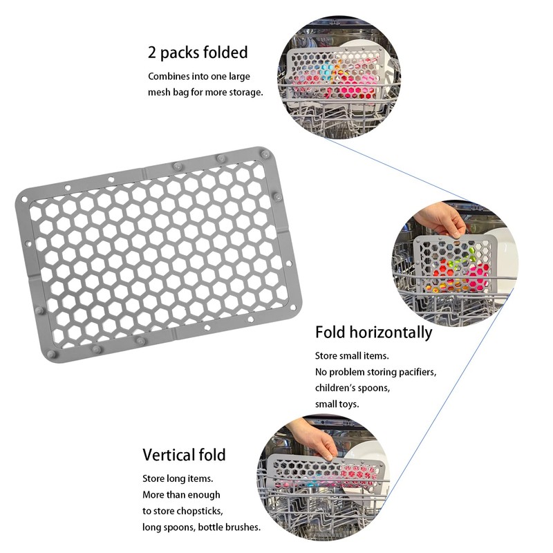 REVEX Silicone Dishwasher Bag,Dishwasher Basket for Baby Items,Baby Bottle Dishwasher