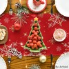 Artoid Mode Red Snowflake Let It Snow Winter Table Runner,