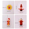 48PCS Christmas Wooden Small Pendants Christmas Decoration Christmas Tree Hanging