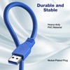 RIITOP Short USB 3.0 Extension Cable USB-A Extender Male to