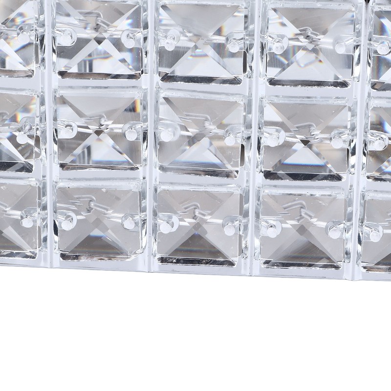 Crystal Tissue Dispenser Elegant Crystal Napkin Holder Decorative Facial Tissue