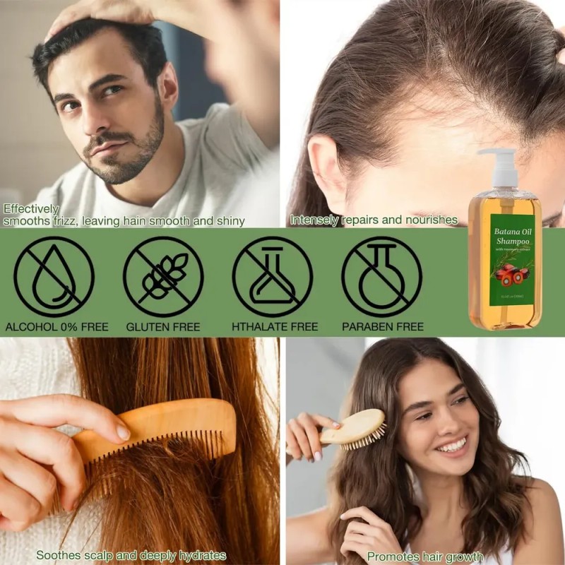 Champú de Batana y Romero para Nutrición del Cabello con