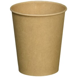Artnap PS-304 Unbleached Paper Cups, 210ml, Paper Cups, 7 oz, 100 Count, Brown