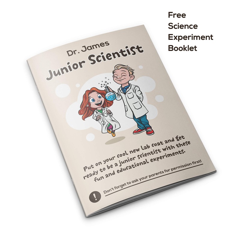 Dr. James Durable Kids Lab Coat with Safety Snap Buttons