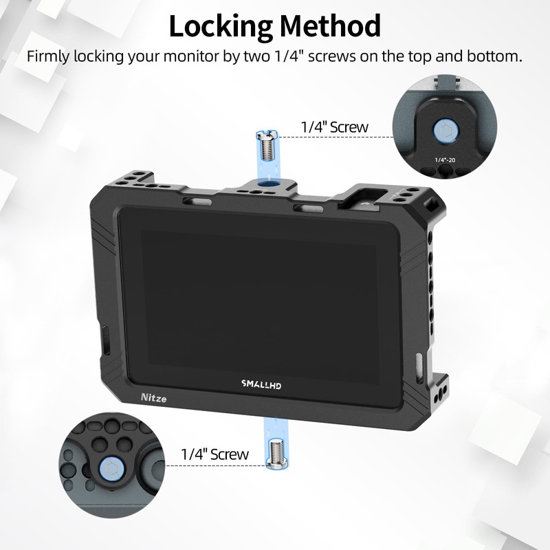 Nitze Indie 5 Cage Kit for SmallHD Indie 5 Monitor