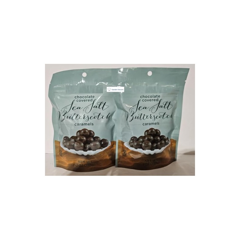 Trader Joe Chocolate Covered Sea Salt Butterscotch Caramels 7oz 198g