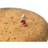 Art Gecko Small Oval Pink RUBY Sterling Silver 925 Gemstone