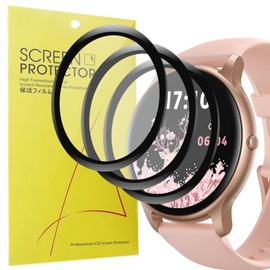 Blueshaweu Screen Protector Compatible with Parsonver Smartwatch 1.32 Inch SPROD1, HD Clear Flexible TPU Screen Protector [Pack of 3] for Parsonver SPROD1 Smartwatch (Black)