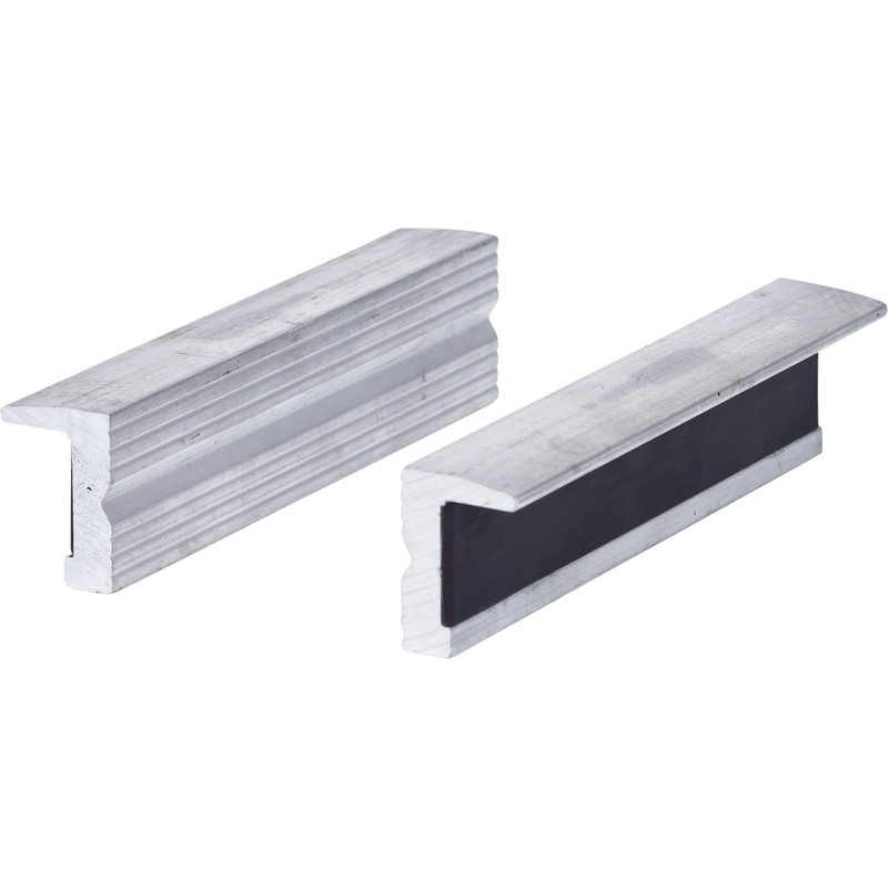 KS Tools 914.0081 Aluminium bench vice protective jaws with textured