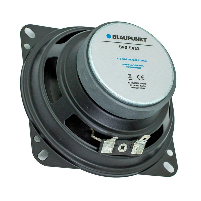 BLAUPUNKT BPS-E452 4" 2-Way Car Speakers 80W with Grilles -